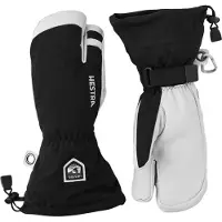Hestra - Army Leather Heli Ski 3 Finger - Handschuhe Gr 8 schwarz