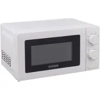 Black & Decker BXMZ700E, Arbeitsplatte, Grill-Mikrowelle, 20 l, 700 W, Drehregler, Weiß