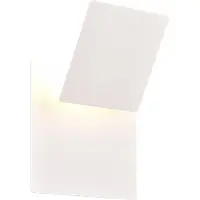 TRIO LED-Wandleuchte Mio, Blende eckig, weiß matt, indirekt