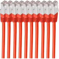 Shiverpeaks BS75711-HR-SET10, 1 m, Cat6, S/FTP (S-STP), RJ-45, RJ-45, Rot