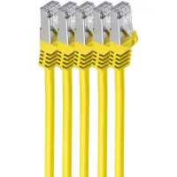 Shiverpeaks BS75515-Y-SET5, 5 m, Cat7, S/FTP (S-STP), RJ-45, RJ-45, Gelb