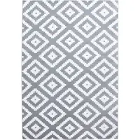 Ayyildiz Teppiche Teppich TEPPICHE "Plus 8005 , auch als Läufer" Gr. 4, grau, B:160cm H:6mm L:230cm, Kunstfaser, Teppiche, Teppich, gemusterter Flachflor, robust, Webteppich, alle Räume
