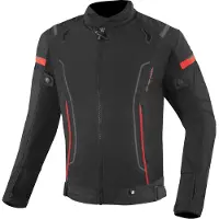 Bogotto Vysio wasserdichte 3in1 Motorrad Textiljacke, schwarz/rot, 4XL