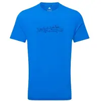 Mountain Equipment Groundup Skyline Mens Tee atlantic blue (Me-01965) S