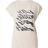 Hailys T-Shirt "SS P TP La44urita", Damen, Gr. XXL (44), beige, Jersey, Obermaterial: 65% Polyester, 35% Viskose, bedruckt, Rundhals, Shirts T-Shirt