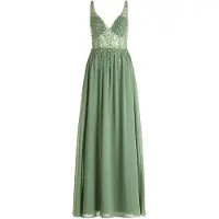 Vera Mont Abendkleid "Damen mit Stickerei" Ohne Tasche Glitzersteine