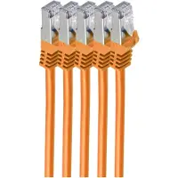 Shiverpeaks BS75511-0.25O-SET5, 0,25 m, Cat7, S/FTP (S-STP), RJ-45, RJ-45, Orange