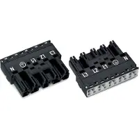 Wago 770-215 Stecker,5-polig,Kod. A,schwarz 770215 - 50 Stück