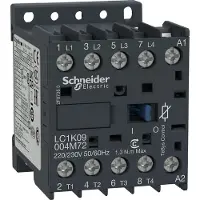 Schneider Electric LC1K09004M72 Leistungsschütz LC1K 4p, Spule 220-230 V AC
