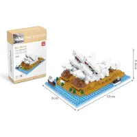 Tinisu Opernhaus Sydney Wahrzeichen Modell LNO Micro-Bricks Bausteine