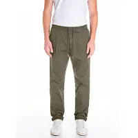 Replay Schlupfhose "Regular Fit", Herren, Gr. 33, Länge 34, grün (pistachio), Obermaterial: 97% Baumwolle, 3% Elasthan, regular fit lang, Hosen Schlupfhose, mit elastischem Bund