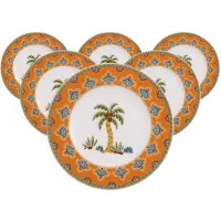 Villeroy & Boch Brotteller "Brotteller Samarkand Mandarin ø 16,4 cm 6er Set bunt", bunt, L:16,4cm, Speiseteller, Brotteller