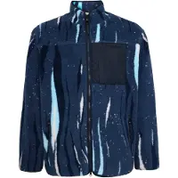 KnowledgeCotton Apparel - Loose Fit Northern Lights Fleece - Fleecejacke Gr XS blau