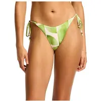 Seafolly - Women's Sunray Tie Side Rio Pant - Bikini-Bottom Gr 32 bunt