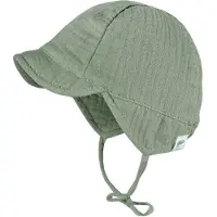 Maximo - Baby's Schildmütze m. Ohrenschutz - Cap Gr 45 cm grün