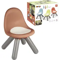 Smoby Kinderstuhl "Life, Kid", orange (terrakotta, grau, weiß), Stühle, Kinder, B/H/T: 33cm x 50cm x 33cm, Kinderstuhl, Made in Europe, B:33cm H:50cm T:33cm