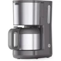 Braun PurShine KF1505GY Kaffeemaschine mit Thermoskanne &amp; OptiBrew-System, Anti-Tropf-Funktion, automatische Sicherheitsabschaltung, 1,2 L Fassungsvermögen (Kanne), 1000 W, grau