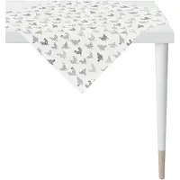Apelt Tischdecke "6710", grau, B:100cm L:100cm, Baumwolle, Polyester, Tischdecken, Tischdecke