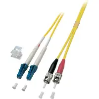 EFB Elektronik O0361.30 Duplex Jumper LC-ST 9/125μ, OS2, LSZH, gelb, 2.0mm, 30m O036130