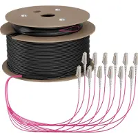 EFB Elektronik Trunkkabel U-DQ ZN BH OM4 12G 1x12 LC-LC 160m Dca LSZH