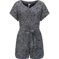 Ragwear Jumpsuit "Salwin" Kurzer Overall mit Taillen-Bindeband
