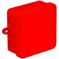 OBO Vertr Kabelabzweigkasten 85x85x40 PE rot A 11 H (2000164)