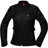 IXS Tourster-Big Air 1.0 Mesh Damen Schwarz Motorrad Textiljacke Größe 5XL