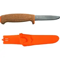 Morakniv Floating Serrated Knife - Orange Messer