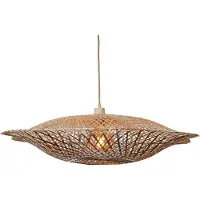 Good&Mojo Hängelampe Madura Bambus/Schirm ø87x20cm L