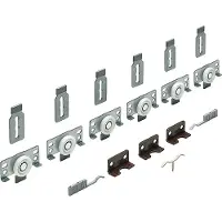 Hettich Möbel-Schiebetürbeschläge-Set, SlideLine 56, für einliegende Türen, 40kg