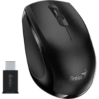 Genius NX-8006S Type-C, Maus, kabellos, optisch, 1200DPI, 3 Tasten, USB-C, schwarz