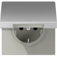 JUNG SCHUKO-Steckdose 16A 250V Klappdeckel AL 1520 KIKL