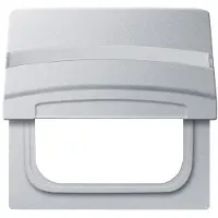 ABB Busch-Jaeger Adapterplatte mit Text IP44 Aluminium - 2CKA001710A3787