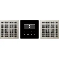 JUNG DABES2BT Smart Radio DAB+ Bluetooth, Set Stereo, Serie LS, Edelstahl DAB ES2 BT