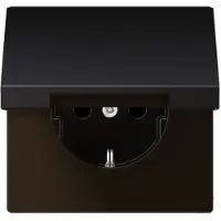 JUNG AL 1520 KL D - Typ F - Schwarz - Aluminium - IP44 - Universal - 250 V