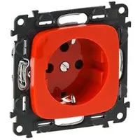 Legrand 753132 Valena Allure Schutzkontaktsteckdose Codiert Farbe: Rot