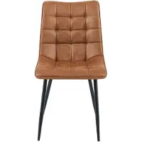 Benoa Lucille Cognac Esszimmerstuhl, 4 Stück pro Karton (4er-Set)