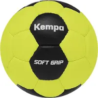 Kempa Handball "Handball Soft Grip Kids" Gr. A, gelb (fluo gelb, schwarz), Bälle, Kinder, NOSIZE, Handball