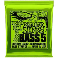 Ernie Ball Regular Slinky 2836 Nickel-Basssaiten 5-saitig 45–130