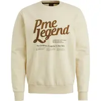 PME Legend Sweater Logo Bone White