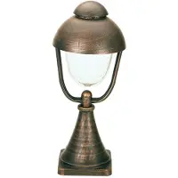 Albert 650515 Sockelleuchte Typ Nr. 0515 - Farbe: braun-messing, für 1 x Lampe, E27