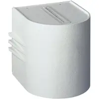 Albert 682307 Wandstrahler Typ Nr. 2307 - 2-seitig - Farbe: weiß, eng/breit, mit 2 x LED 3 W, 2 Ersatzgläser: 90220342+90220343