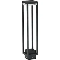 Albert LED Terrassenlampe Poast 70cm - schwarz