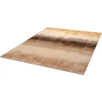Wash & dry Teppich "Bronze Bands", bunt, B:110cm H:9mm L:175cm, Polyamid, BY KLEEN-TEX, Teppiche, Teppich