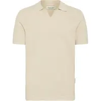 Casual Friday Poloshirt "Poloshirt CFMateo", Herren, Gr. XL, beige (rainy day), Obermaterial: 70% Baumwolle CO. 30% Leinen LI., Shirts Poloshirt