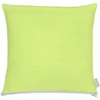 Apelt Dekokissen "3800", grün (grün, unifarben), B:39cm H:5cm L:39cm, Baumwolle, Polyester, Dekokissen_Sitzkissen_Kissenhüllen, Dekokissen, Statement-Reißverschluss