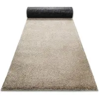 Wecon Home Hochflor-Teppich "Manta", rechteckig, 25 mm Höhe, Läufer, Langflor maschinell gewebt, robust, Wohn- & Schlafzimmer, uni
