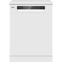 Amica GSP 543 912 W, Freistehend, Standardgröße (60 cm), Weiß, Schwarz, Tasten, LED