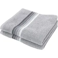 Dyckhoff Handtücher "Chenille", (Packung, 2 St., 2x Handtuch (50x100cm)