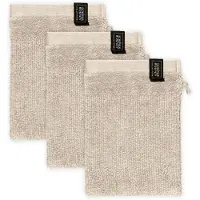 Schöner Wohnen Waschhandschuh "Sense", beige, B:16cm L:21cm, Frottee, SCHÖNER WOHNEN-KOLLEKTION, Handtücher, Waschhandschuh, mit Velourborte, hautschmeichelnde Airtouch Qualität, super weich